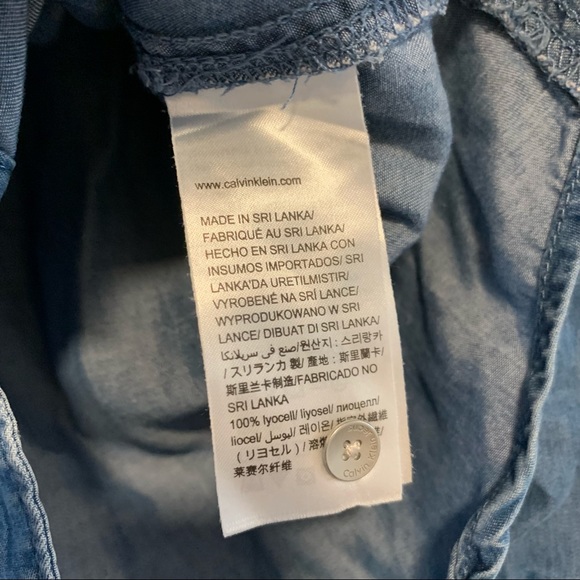 Calvin Klein | Denim Button Up Shirt - Picture 15 of 15